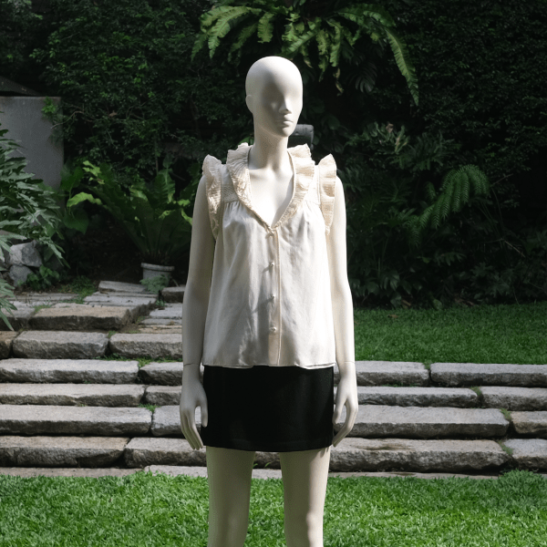 Alice + Olivia Ruffled Blouse